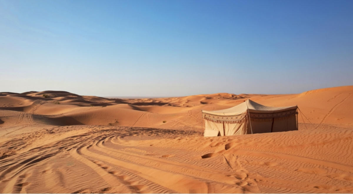 lahbab desert camping
